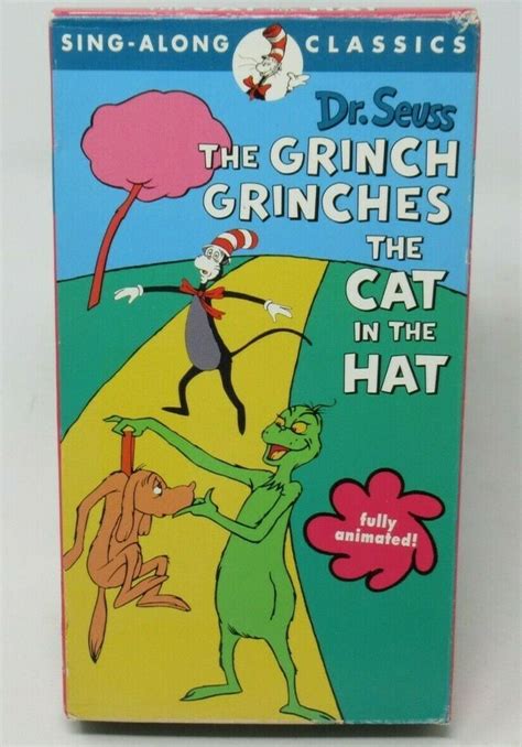 Dr Seuss The Grinch Grinches The Cat In The Hat Animated Vhs Video