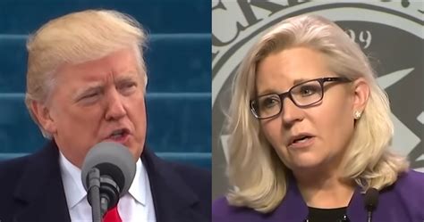 Two Days Before Trump Hosts Rally For Primary Opponent Harriet Hageman Liz Cheney Officially
