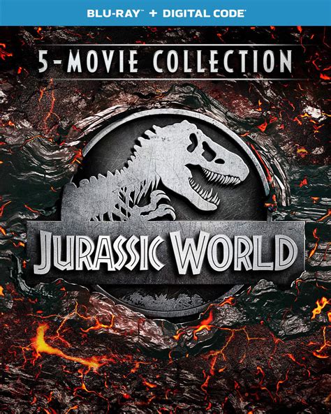 Jurassic World 5 Movie Collection 5 Blu Ray Edizione Stati Uniti