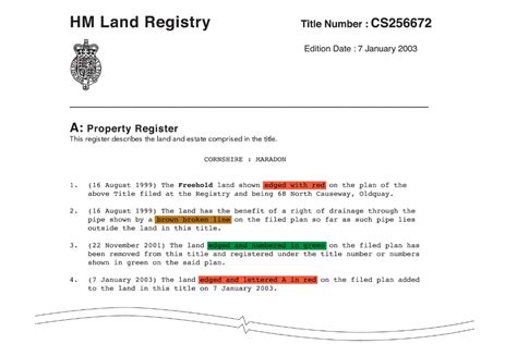 Hm Land Registry Plans Title Plan Practice Guide 40 Supplement 5