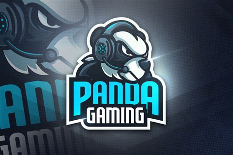 Panda Gaming Mascot And Esport Logo Branding And Logo Templates