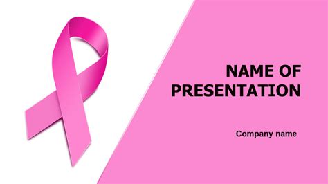 Breast Cancer Powerpoint Template Professional Template Ideas