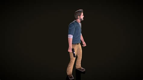 Blake The Adventurer Free Low Poly Animated Model Free Vr Ar Low