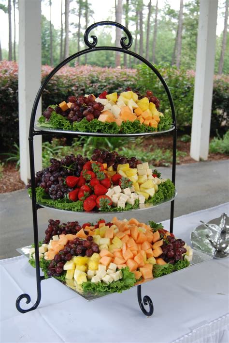 Tiered Fruit Display Catering Pinterest