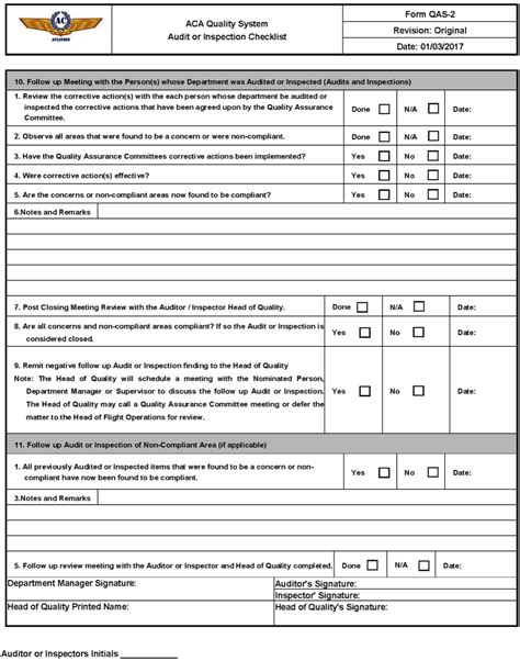 Document Review Checklist Template Free Documents