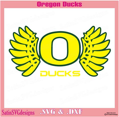 Oregon Ducks Football Logo With Wings