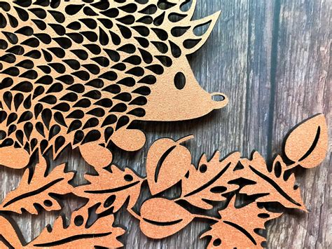 Hedgehog Wall Art Wooden Hedgehog Picture Hedgehog Print Etsy