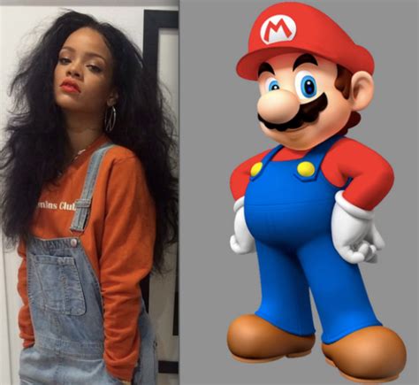 Here S Proof That Rihanna Has Been Cosplaying Super Mario Characters For Years