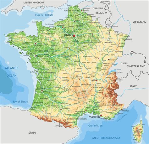 Frankrike Karta Top 10 Destinations In France Europa Karta