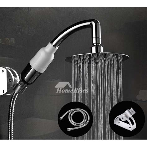 Open the faucet to drain any excess water. Designer Shower Head Hand Faucet Hose Adapter Silver ...