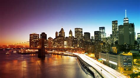 New York City Manhattan Bridge Wallpapers Hd Wallpapers