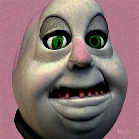 Humpty Dumpty Photo Realistic Uncanny Horror Scary Stable Diffusion