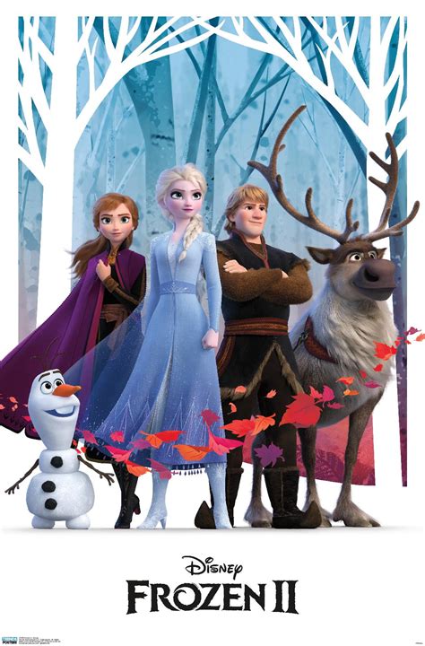 Disney Frozen 2 Group Wall Poster 22375 X 34