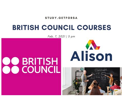British Council Courses Offered By Alison Get Forsa