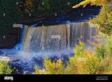 Tahquamenon Water Falls State Park Paradise Michigan Stock Photo Alamy