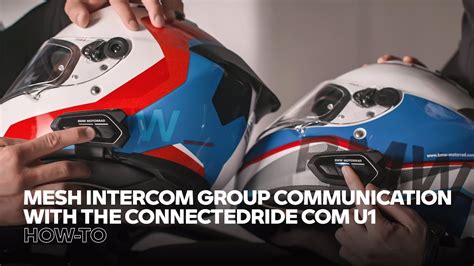 How To Activate Group Communication With The Connectedride Com U1 Youtube