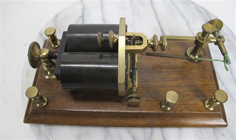 Antique Unsigned Telegraph Sounder Morse Relay Chicago Model Good