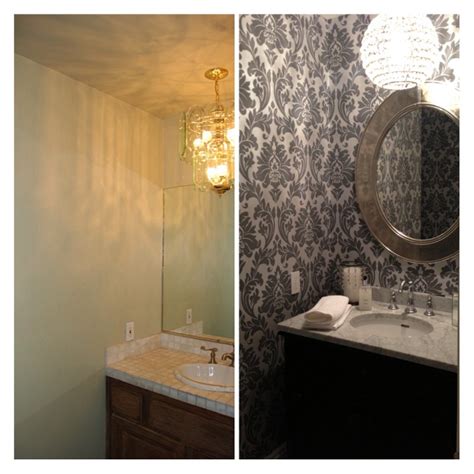 Powder Room Before And After Before And After Home Makeovers
