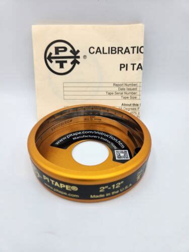 Pi Tape 2 12 Outside Diameter Periphery Precision Measuring Tape Ebay