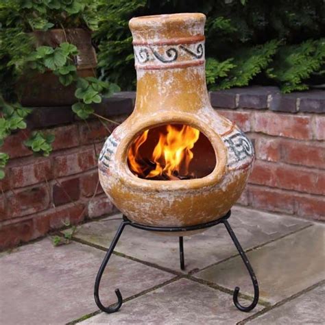 Diy Large Clay Chiminea Outdoor Fireplace — Randolph Indoor And Outdoor