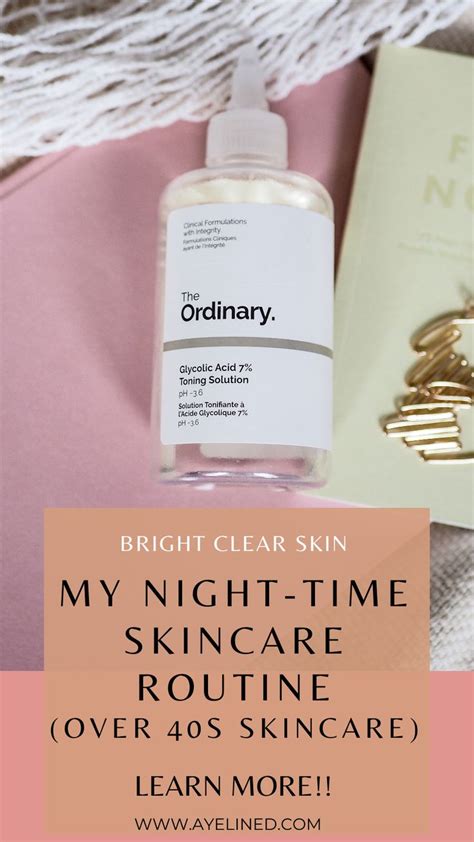 My Evening Skincare Routine With Free Printables Skin Care Routine