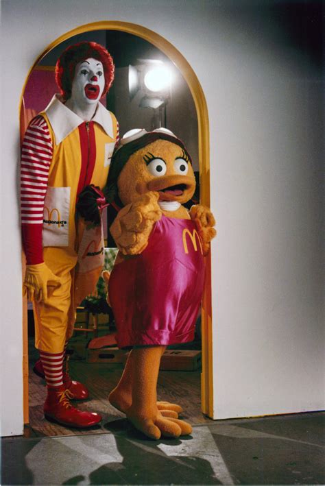 Behind The Scenes Ronald Mcdonald And Birdie The Early Bird Decide To Strike A Quick Pose For