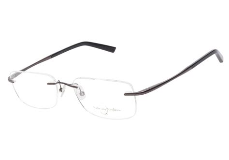 Naturally Rimless 147 Gunmetal Eyeglasses Get Low Prices Superior Customer Service Fast