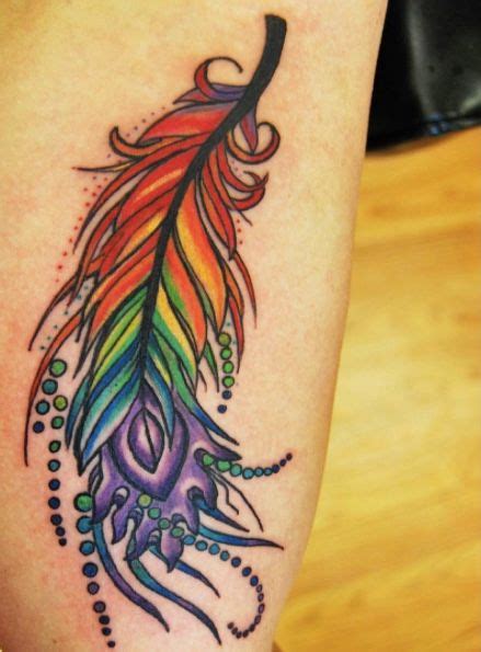 Rainbow Feather Rainbow Tattoos Rainbow Baby Tattoo Baby Tattoos