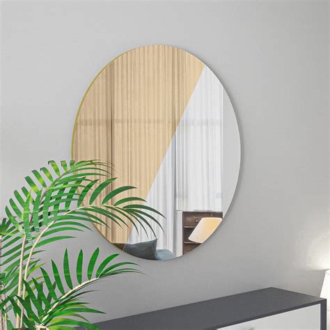 Complex Aesthetic Design Round Mirror Living Room Etsy