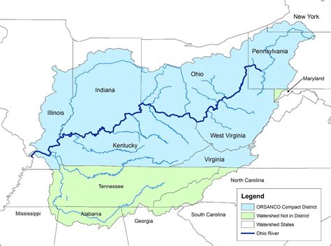Ohio River Geology U S River Basins Pinterest