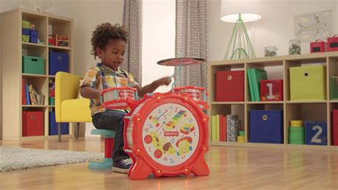 In that case, affordable drum sets are the best option. Fisher-Price Big Bang Drum Set with Lights - YouTube