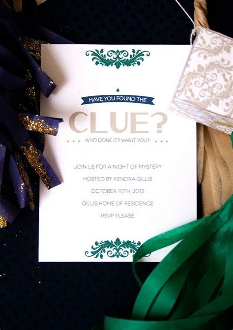 I am currently in the process of hosting a murder mystery with the game of clue as the basis. 59 best Clue Party! images on Pinterest