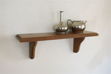 Wood Wall Shelf Small Display Shelving Wooden Wall Hanging Etsy