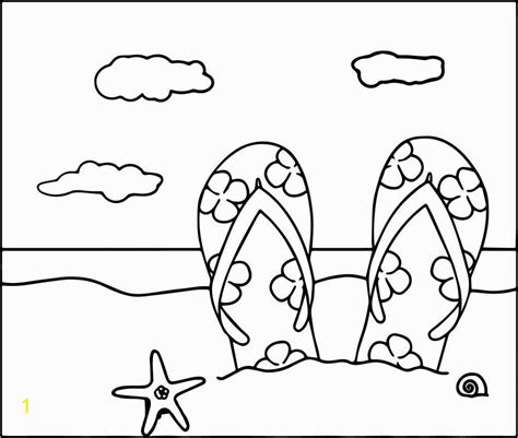 Free Printable Beach Scene Coloring Pages