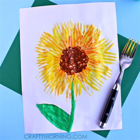 19 Easy Sunflower Crafts Sparkling Boy Ideas