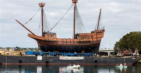 Spanish Galleon ‘san Salvador Christened In San Diego