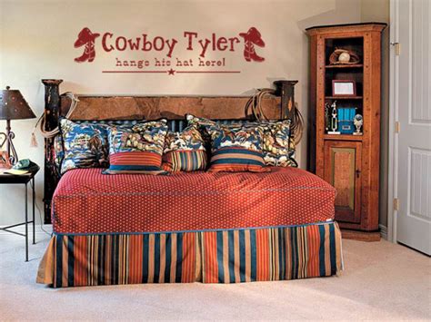Sharing fabulous cowboy themed room ideas for decorations to make a fantastic cowboy room for every budget. Decorating A Cowboy Western Boys Bedroom - Ideas