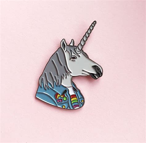 Enamel Pin Unicorn Unicorn Pin Enamel Pins Unicorn