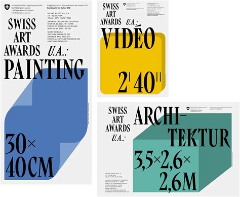Ludovic Balland Dynamic Identity System For The Swiss Art Awards Videos
