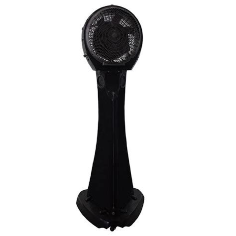 Ecojet By Joape Cyclone 737 Pedestal Outdoor Misting Fan Black Bbqguys