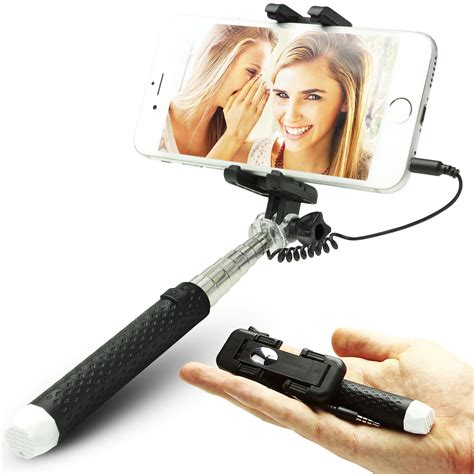 Mini Selfie Stick Stange Stativ Monopod Teleskop Selfiestick Smartphone