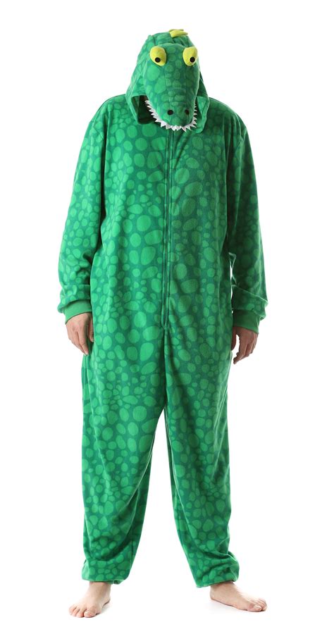 Just Love Adult Onesie Mens Pajamas Alligator Medium