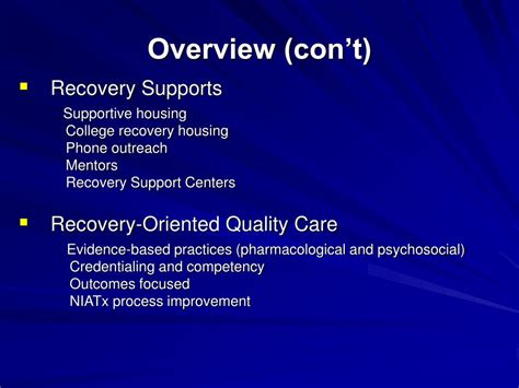 Ppt Moving Forward A Recovery Oriented System Of Care For Addiction