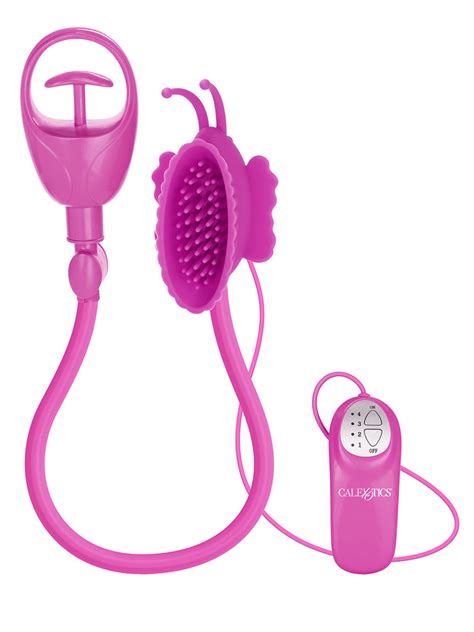 Butterfly Clitoral Pump Vibrator Pink Skin Two Uk