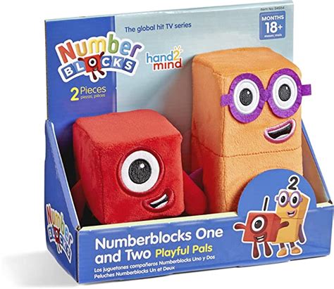 Hand2mind Numberblocks One And Two Best Friends Plush Set Numberblocks