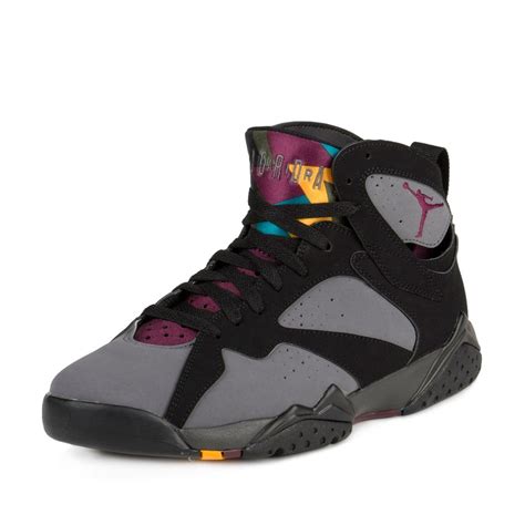 Air Jordan Nike Mens Air Jordan 7 Retro Bordeaux Blackbordeaux