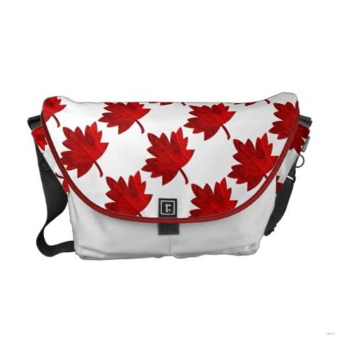 Canada Maple Leaf By Shirley Taylor Messenger Bag Bags