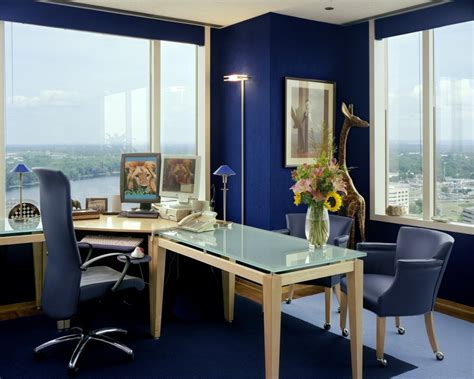 No alternate guest room, kids' room, movie room, or the like, this room is an office eight hours a day, five days a week. Top Considerations When Decorating Your Work Office