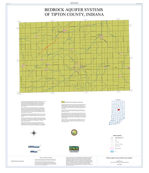 Dnr Water Aquifer Systems Maps 45 A And 45 B Unconsolidated And