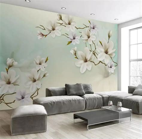 Custom Wallpaper 3d Murals Elegant Jade Simple Tv Background Wall 5d